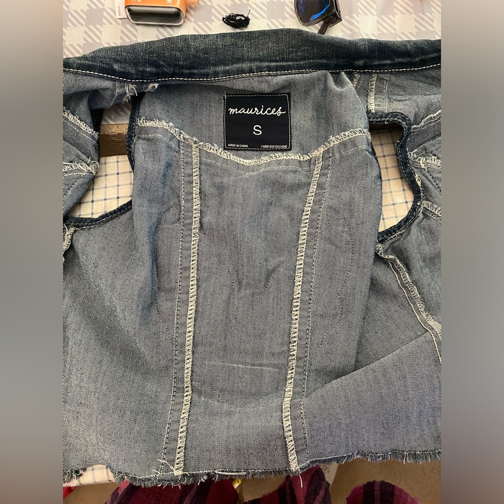 Harley Davidson Patchwork Denim Vest - image 5